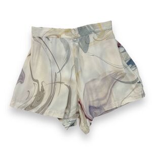 Athleta Like New Calm Cool‎ Short. Marble Abstract Chianti XS